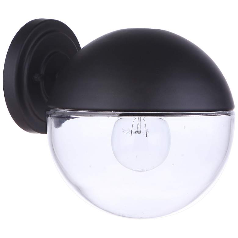 Image 1 Craftmade Evie 8" High Midnight Outdoor Wall Light