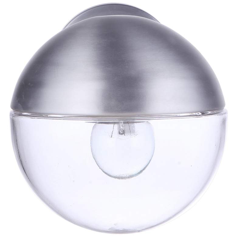 Image 3 Craftmade Evie 8" High Satin Aluminum Outdoor Wall Light more views