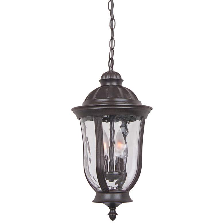 Image 1 Craftmade Frances 18 1/2" Traditional Bronze Outdoor Hanging Light