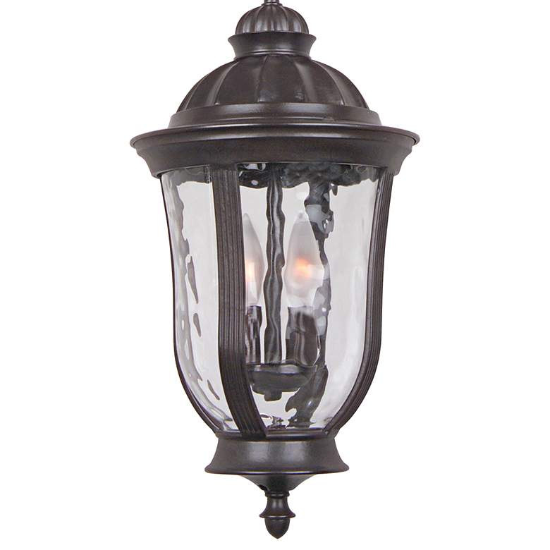 Image 2 Craftmade Frances 18 1/2" Traditional Bronze Outdoor Hanging Light more views