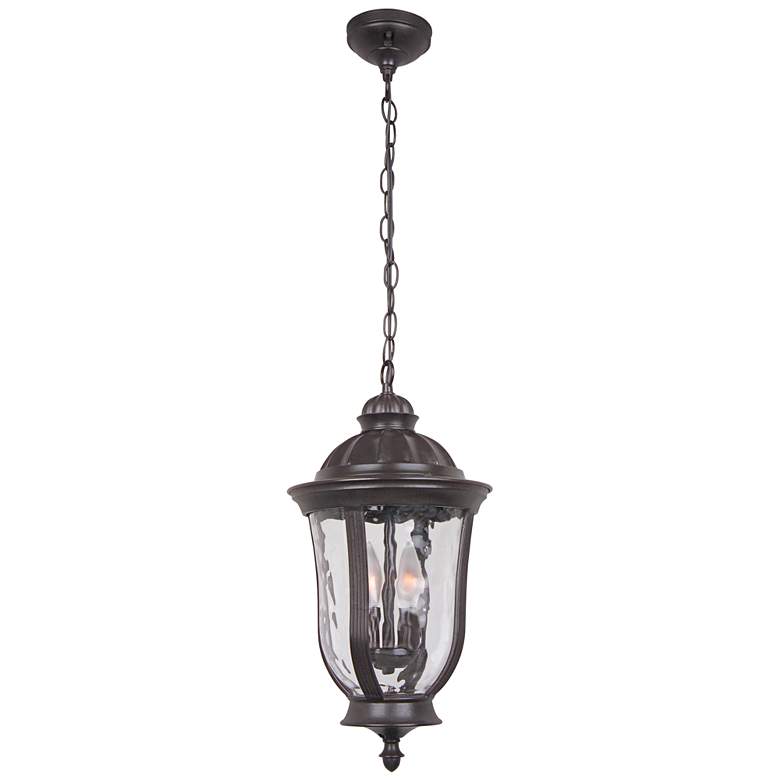Image 4 Craftmade Frances 18 1/2" Traditional Bronze Outdoor Hanging Light more views