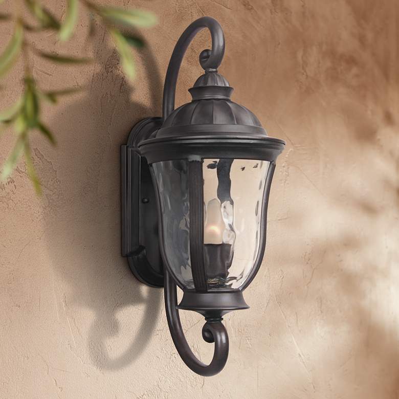 Image 1 Craftmade Frances 19 1/4" High Traditional Bronze Outdoor Wall Light