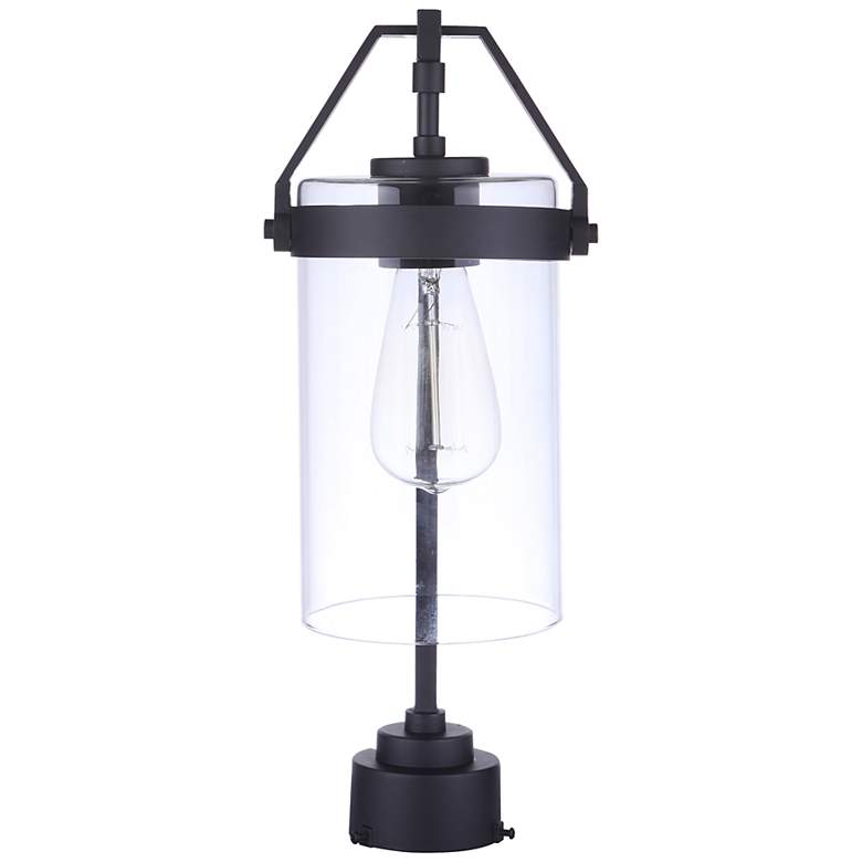 Image 2 Craftmade Franklin 17" High Midnight Outdoor Post Light more views