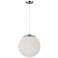 Craftmade Gaze 14" Wide Chrome Globe Pendant Light