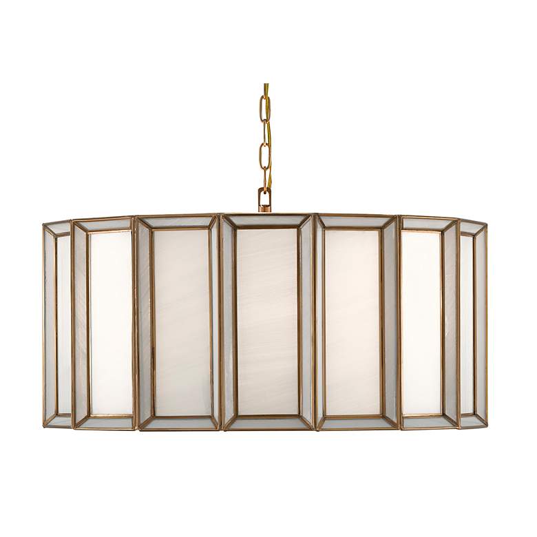 Image 1 Craftmade Gaze 14" Wide Satin Brass Globe Pendant Light