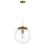 Craftmade Gaze 14" Wide Satin Brass Pendant Light