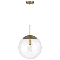 Craftmade Gaze 14" Wide Satin Brass Pendant Light