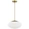Craftmade Gaze 14" Wide Satin Brass Pendant Light