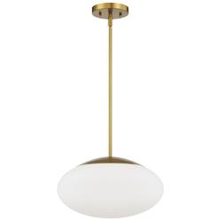 Craftmade Gaze 14" Wide Satin Brass Pendant Light