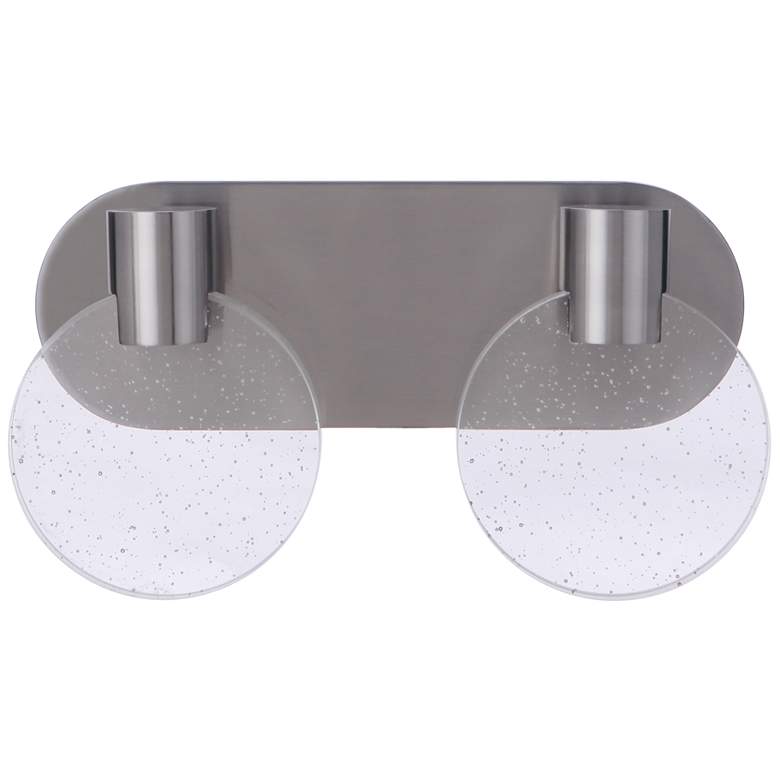 Image 1 Craftmade Glisten 2 Light LED in Brushed Polished Nickel Vanity