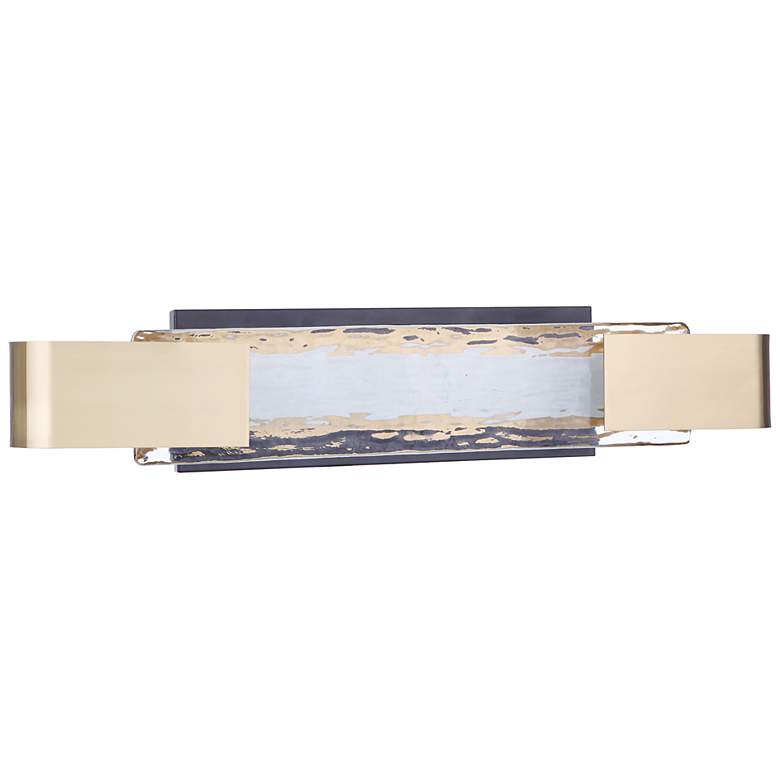 Image 4 Craftmade Harmony 24 inch Wide Satin Brass LED Bath Light more views