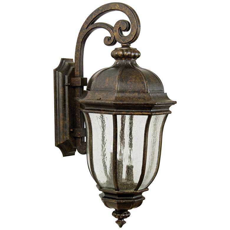 Image 1 Craftmade Harper 28 1/4" High Bronze Traditional Outdoor Wall Light