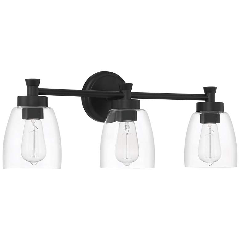Image 1 Craftmade Henning 3 Light Vanity in Flat Black