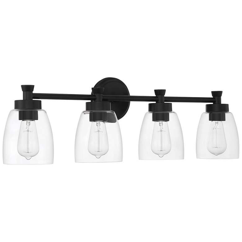 Image 1 Craftmade Henning 4 Light Vanity in Flat Black