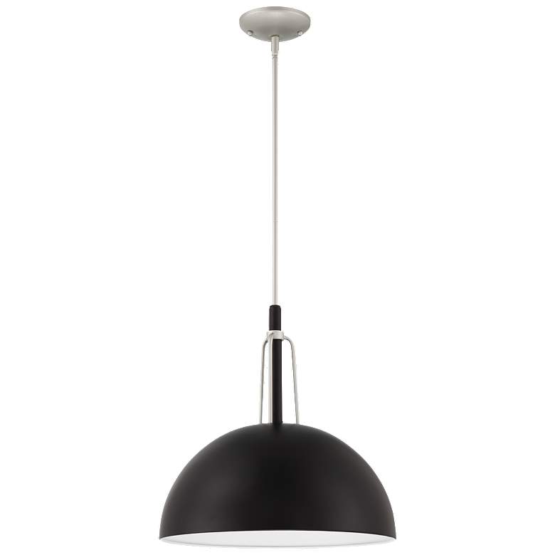 Image 1 Craftmade Kahn 15 3/4" Wide Midnight Black Modern Dome Pendant