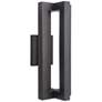 Craftmade Kai 18" High Matte Black LED Outdoor Wall Light