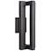 Craftmade Kai 18" High Matte Black LED Outdoor Wall Light