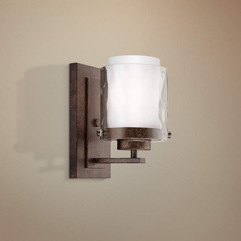 Image 1 Craftmade Kenswick 9" High Peruvian Bronze Wall Sconce