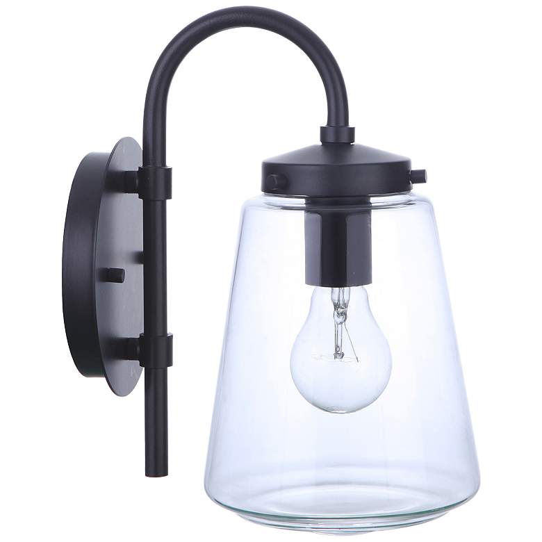 Image 3 Craftmade Laclede 12" High Midnight Outdoor Wall Light more views