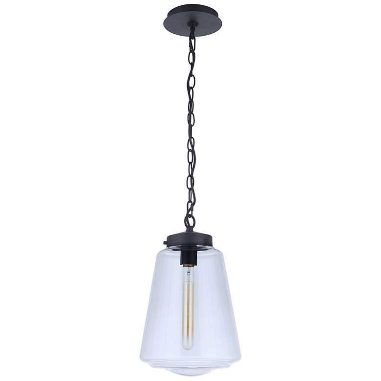 Image 4 Craftmade Laclede 15" High Midnight Outdoor Hanging Light more views