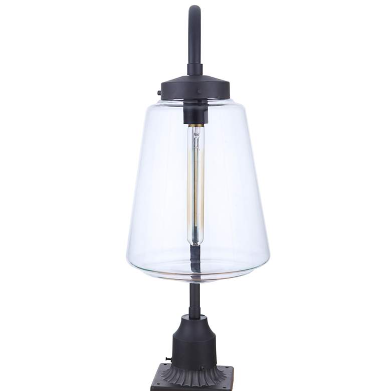 Image 2 Craftmade Laclede 25 1/2" High Midnight Outdoor Post Light more views