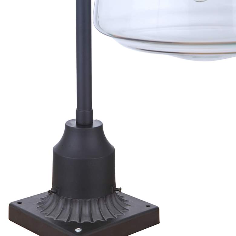 Image 4 Craftmade Laclede 25 1/2" High Midnight Outdoor Post Light more views