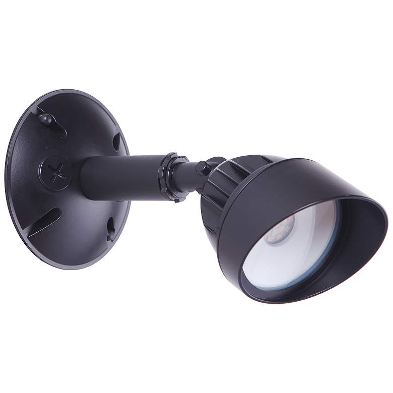 Image 2 Craftmade Marshall 4 1/2" Midnight LED Outdoor Security Flood Light