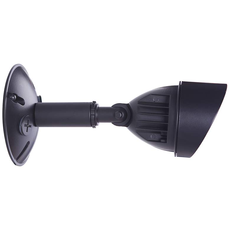 Image 4 Craftmade Marshall 4 1/2" Midnight LED Outdoor Security Flood Light more views