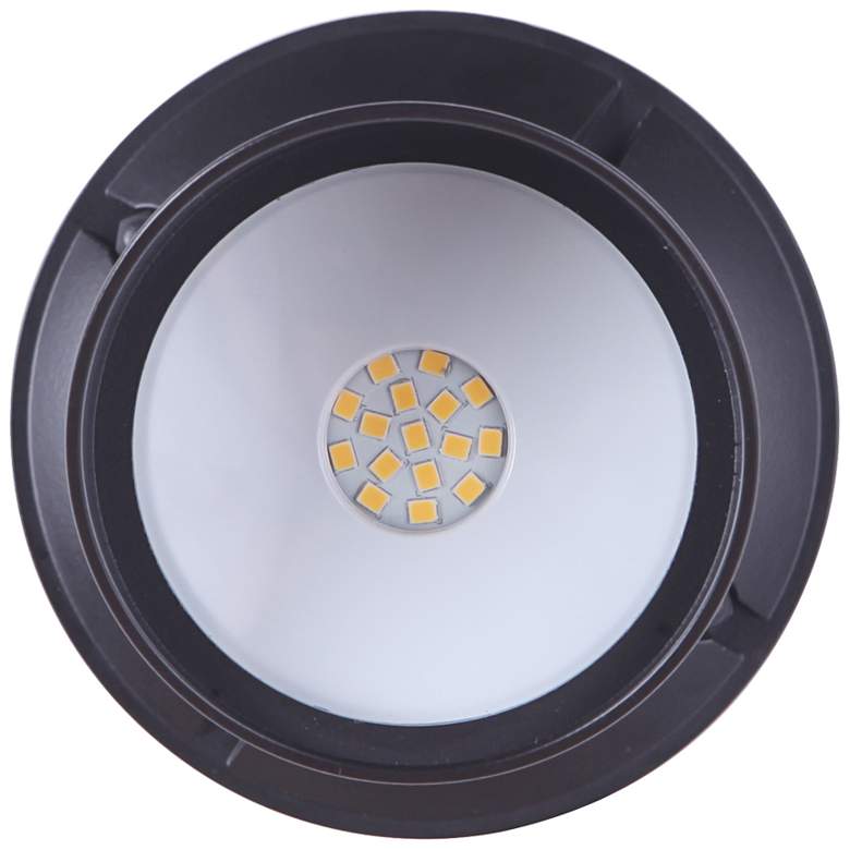 Image 7 Craftmade Marshall 4 1/2" Midnight LED Outdoor Security Flood Light more views