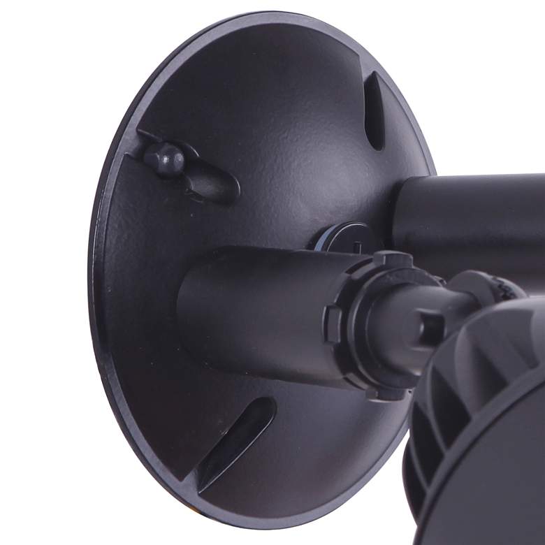 Image 2 Craftmade Marshall 6 1/4" Black 2-Light LED Outdoor Security Light more views