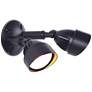 Craftmade Marshall 6 1/4" Black 2-Light LED Outdoor Security Light