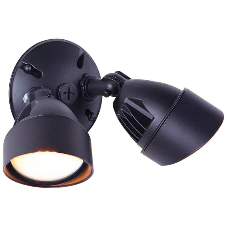 Image 1 Craftmade Marshall 6 1/4" Wide Bronze 2-Light LED Outdoor Flood Light