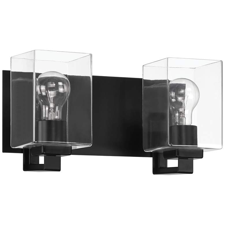 Image 1 Craftmade McClane 2 Light Vanity in Flat Black