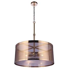 Image1 of Craftmade Mesh 12 Light Pendant in Satin Brass
