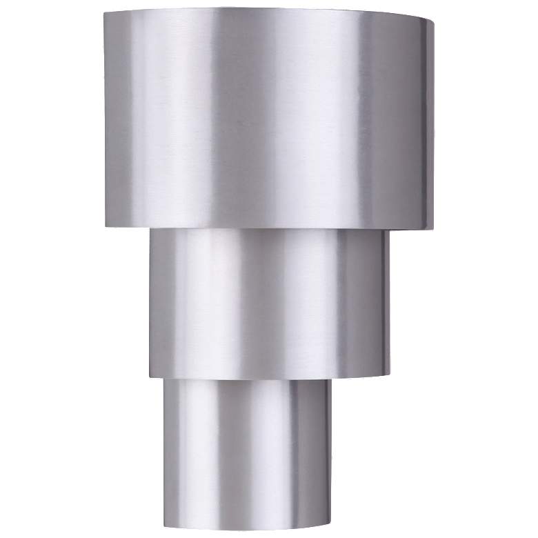 Image 1 Craftmade Midtown 11"H Satin Aluminum LED Outdoor Wall Light