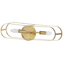 Craftmade Mindful 2 Light Linear Sconce in Satin Brass