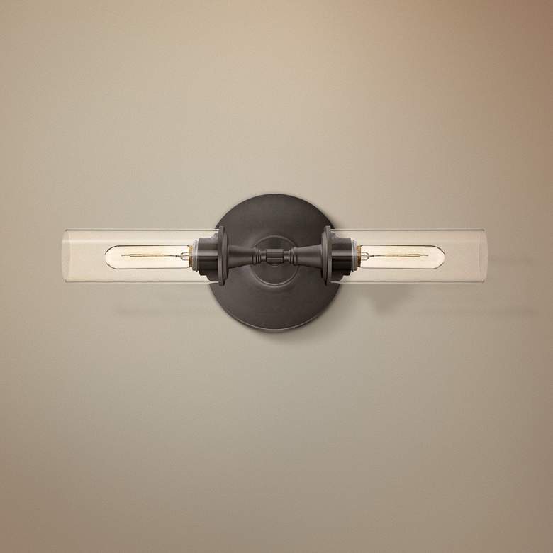 Image 1 Craftmade Modina 6 3/4" High Espresso 2-Light Wall Sconce