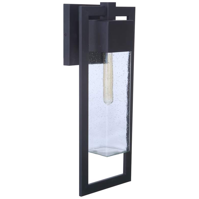 Image 1 Craftmade Perimeter 17" High Midnight Black Modern Outdoor Wall Light