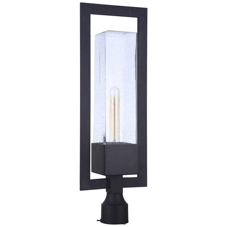 Image 1 Craftmade Perimeter 25 1/4 inch High Midnight Outdoor Post Light