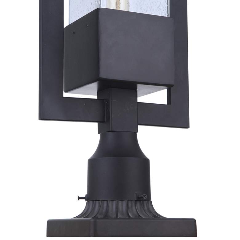 Image 3 Craftmade Perimeter 25 1/4 inch High Midnight Outdoor Post Light more views