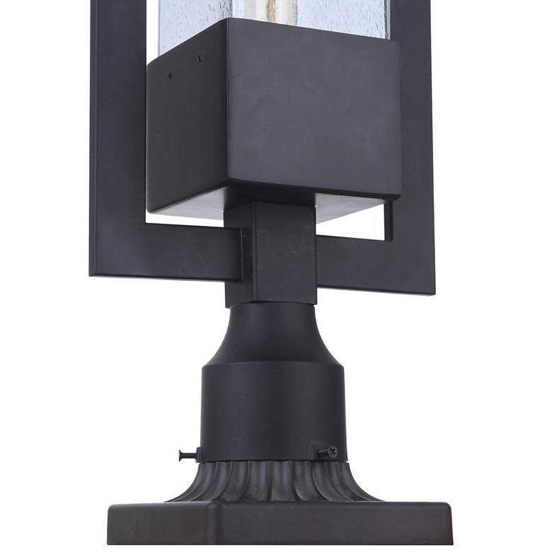 Image 3 Craftmade Perimeter 25 1/4" High Midnight Outdoor Post Light more views