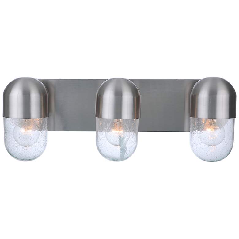 Image 4 Craftmade Pill 22 1/2"W Polished Nickel 3-Light Bath Light more views