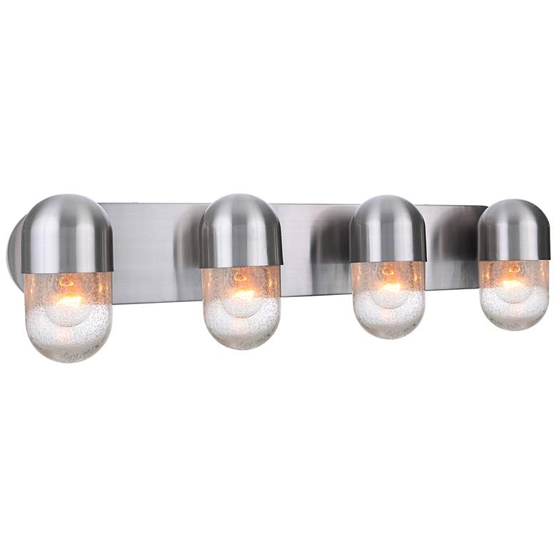 Image 4 Craftmade Pill 31 1/2"W Polished Nickel 4-Light Bath Light more views