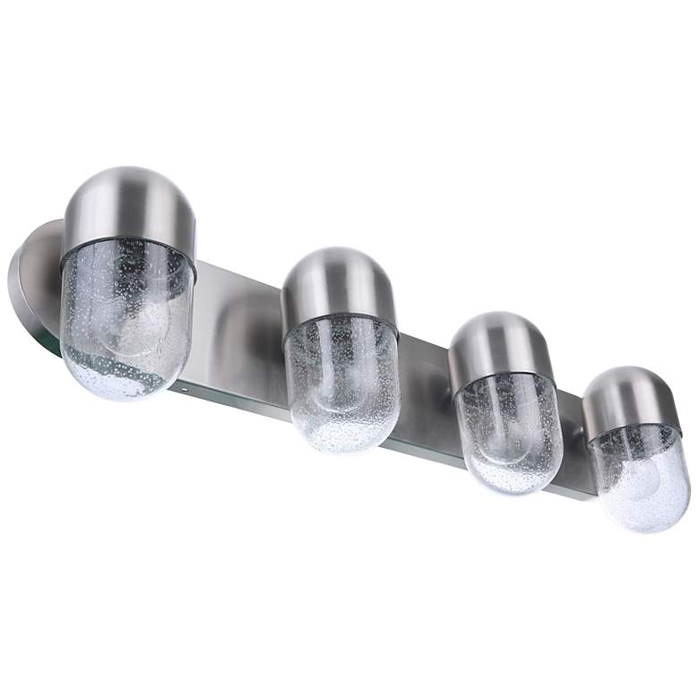 Image 6 Craftmade Pill 31 1/2"W Polished Nickel 4-Light Bath Light more views