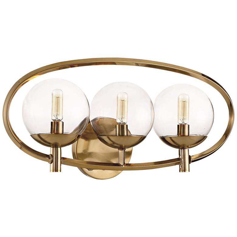 Image 1 Craftmade Piltz 23" Wide Satin Brass 3-Light Bath Light