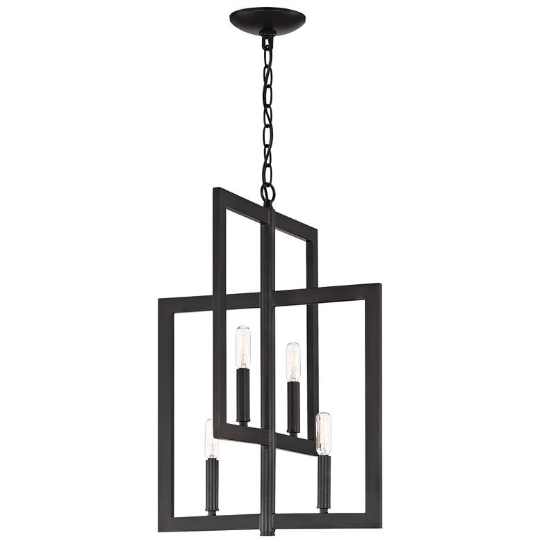 Image 2 Craftmade Portrait 15 1/2" Wide Espresso Black 4-Light Modern Pendant