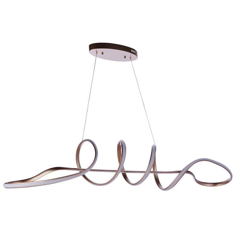 Image 1 Craftmade Pulse 59" Wide Modern Linear LED Chandelier