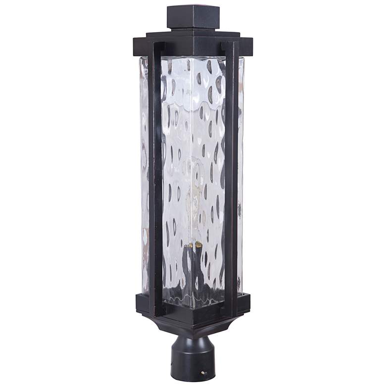 Image 2 Craftmade Pyrmont 27" High Gilded Oiled Bronze Outdoor Post Light