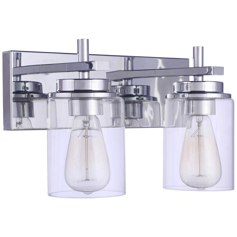 Image 1 Craftmade Reeves 2 Light Vanity in Chrome