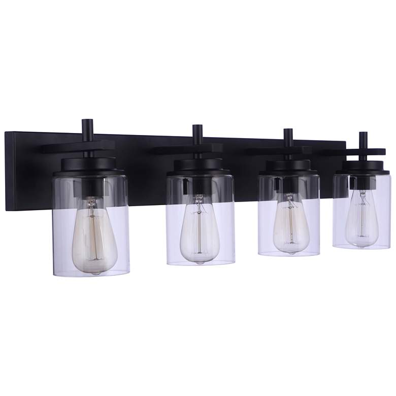 Image 1 Craftmade Reeves 4 Light Vanity in Flat Black